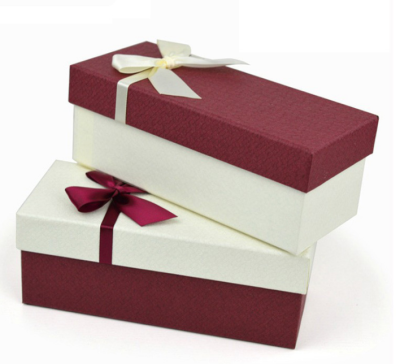 TIE BOX044  Custom European creative tie box  design bow tie box  order tie box  tie box factory back view